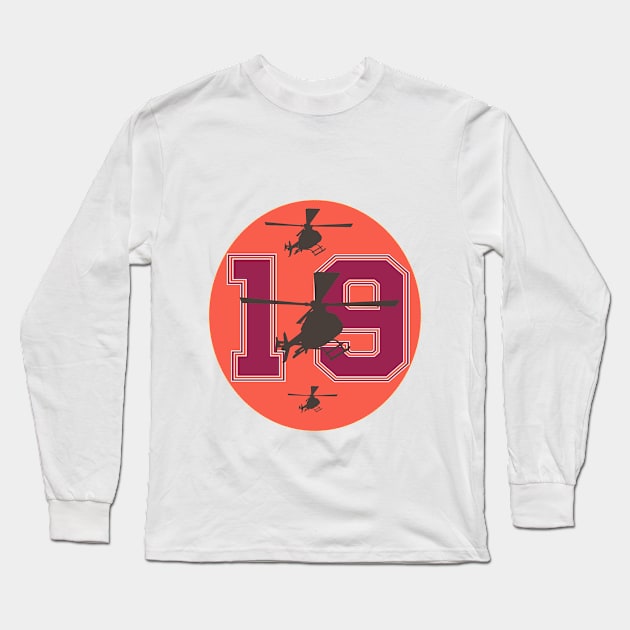 N-N-N 19 Nineteen Long Sleeve T-Shirt by Badsy